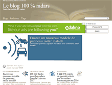 Tablet Screenshot of blog.radars-auto.com