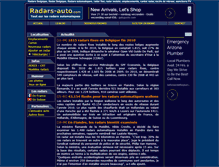Tablet Screenshot of belgique.radars-auto.com